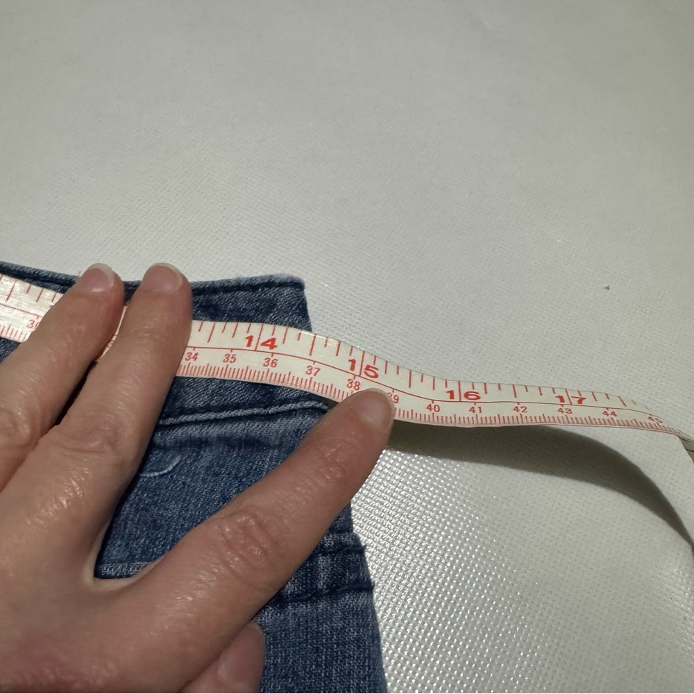 Christohper Banks Medium Wash Denim Jean Long Modest Midi Skirt Women’s Size 4 - Picture 5 of 6